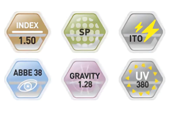 Vision BIFOCAL з індексом 1.50 HMC+EMI