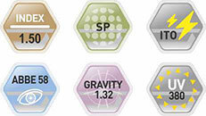 Vision CR-39 1,50 HMC+EMI Астигматична